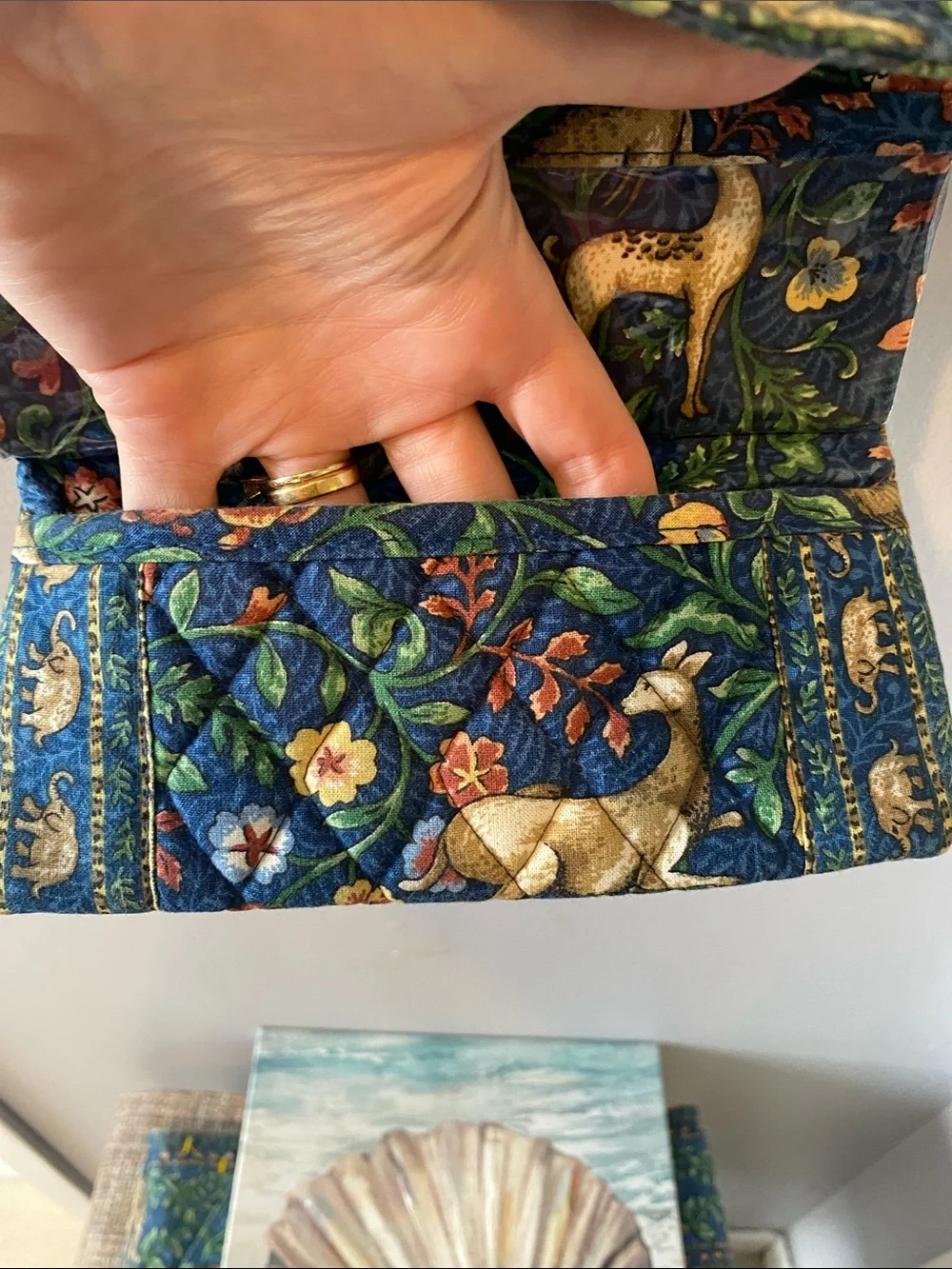 Vera Bradley Animal Kingdom Retired Mini Hipster Crossbody Wallet Purse Monkey - Picture 8 of 8